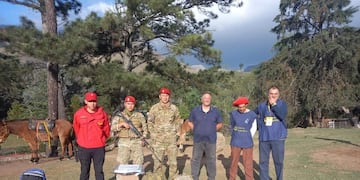 Las urnas llegaron a caballo al Cerro Champaquí.