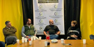 Gabriel Guerra, junto a los candidatos de Compromiso Vecinal