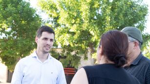 Leo Viotti, candidato a intendente de Rafaela, de recorrida por los barrios