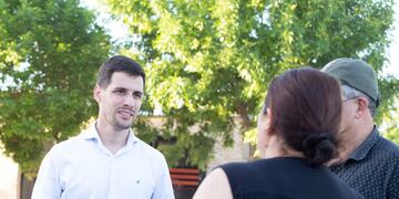 Leo Viotti, candidato a intendente de Rafaela, de recorrida por los barrios