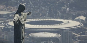 El fastuoso estadio Maracaná, primera escala para Talleres en su la Copa Libertadores. Será en su primer encuentro como visitante por el Grupo H, ante el Flamengo (AP).