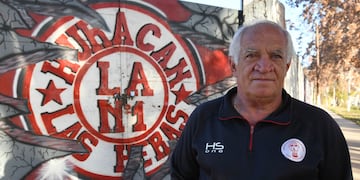 Rafael Giardini ex jugador de fútbol y presidente del club Huracán Las Heras.