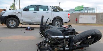 El accidente ocurrió en el barrio Néstor Kirchner (La Arena)