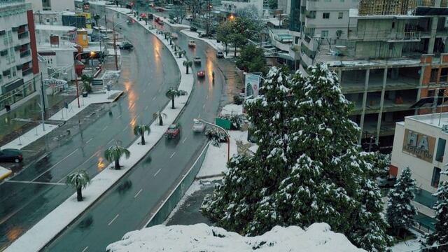 Histórica e intensa nevada el pasado 16 de junio en Villa Carlos Paz y todo el Valle de Punilla. (Foto: Federico Cavagni).