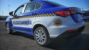 El video del conductor registrando el accionar de la Policía Caminera de Córdoba. (Policía).