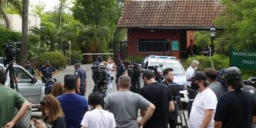 Diego Maradona falleció en su casa del barrio San Andrés