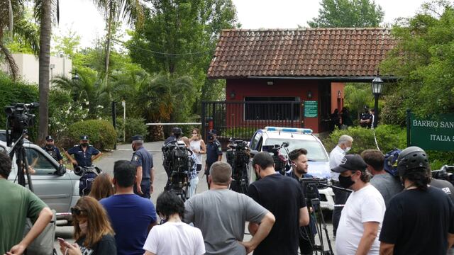 Diego Maradona falleció en su casa del barrio San Andrés