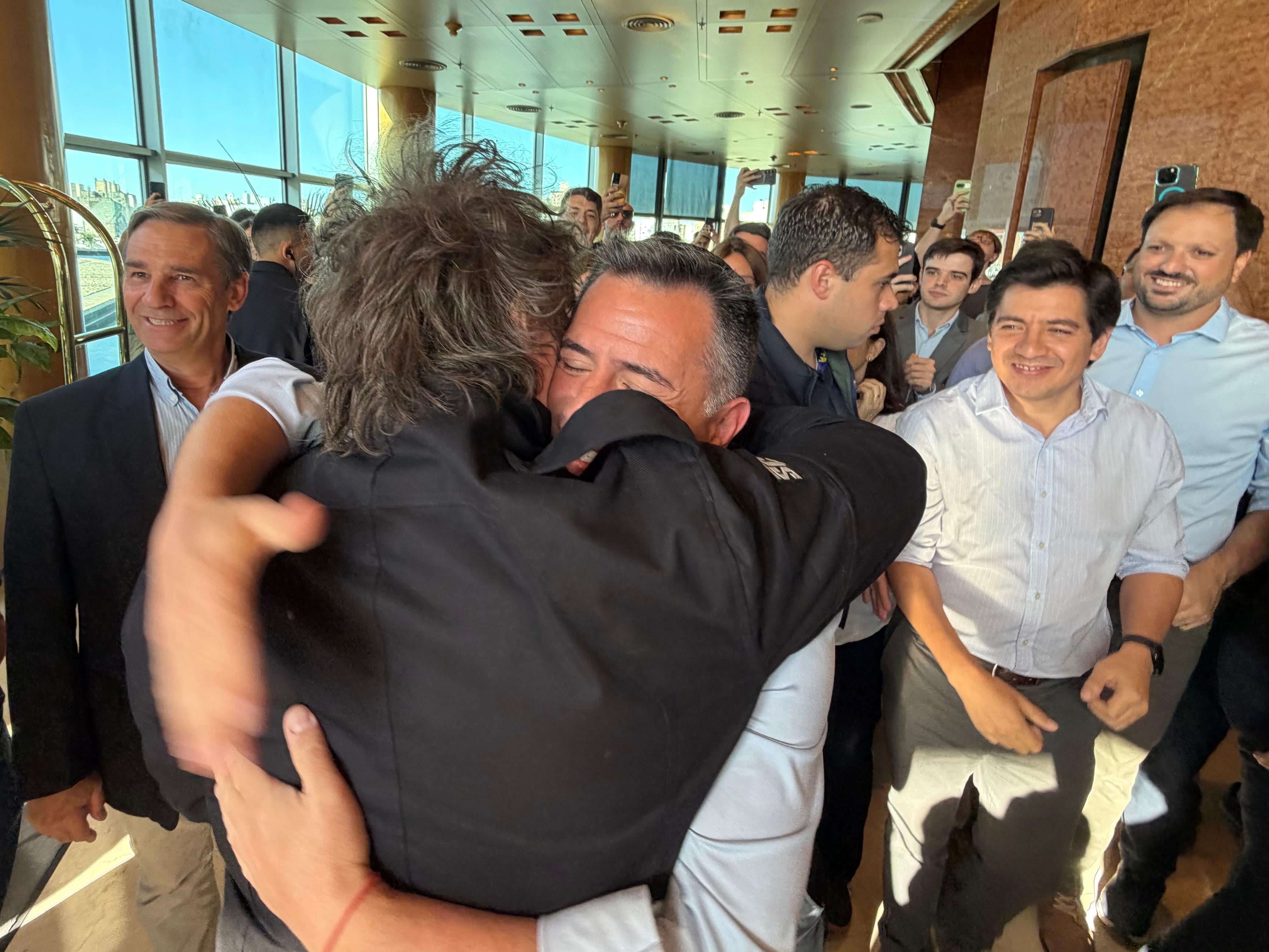 Milei en Córdoba en el marco del "Tour de la Gratitud" (Gentileza: LLA)