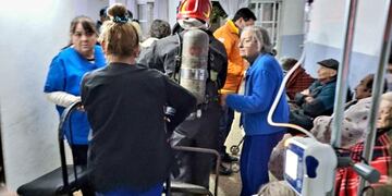 29 pacientes fueron evacuados del centro de salud.