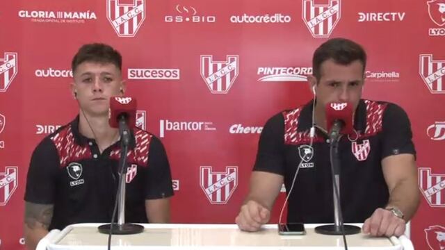 Rodrigo Garro y el Loco Carranza, intentando encontrar las explicaciones para el momento Albirrojo.