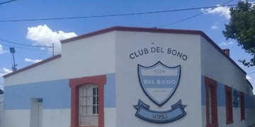 Renovado. Así quedó el frente del club tras el trabajo de los hinchas / Diario LA Provincia SJ