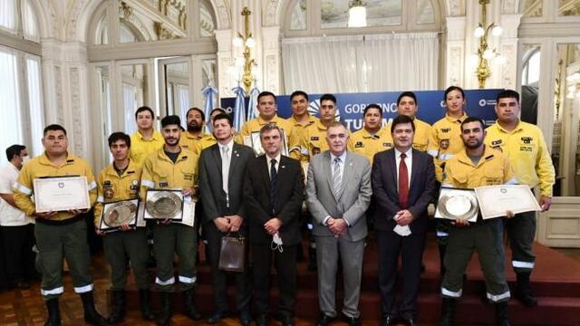 Jaldo distinguió a brigadistas forestales
