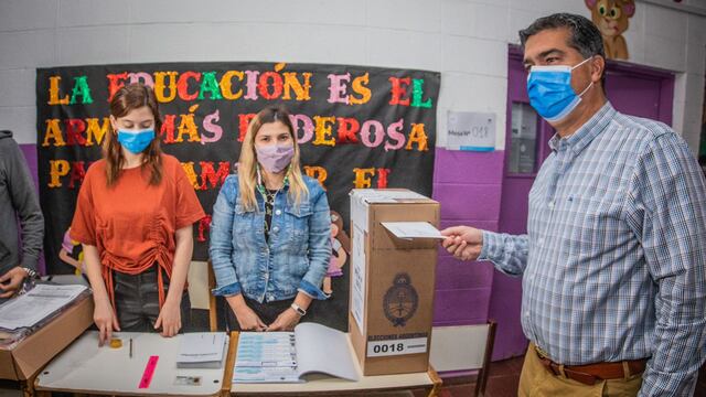 PASO 2021: Capitanich ya votó