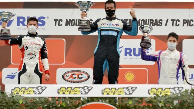 Diego Azar ganó en La Plata, seguido por el sanjuanino Tobías Martínez y Gabriel Gandulia en el tercer lugar.