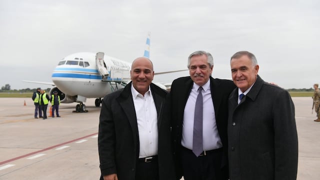 Alberto Fernández llegó a Tucumán.
