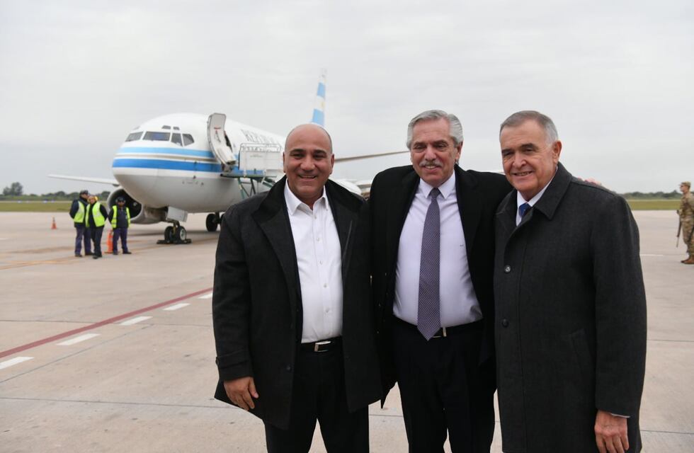 Luego del triunfo del peronismo tucumano en las elecciones, el presidente Alberto fernández llegó a la provincia