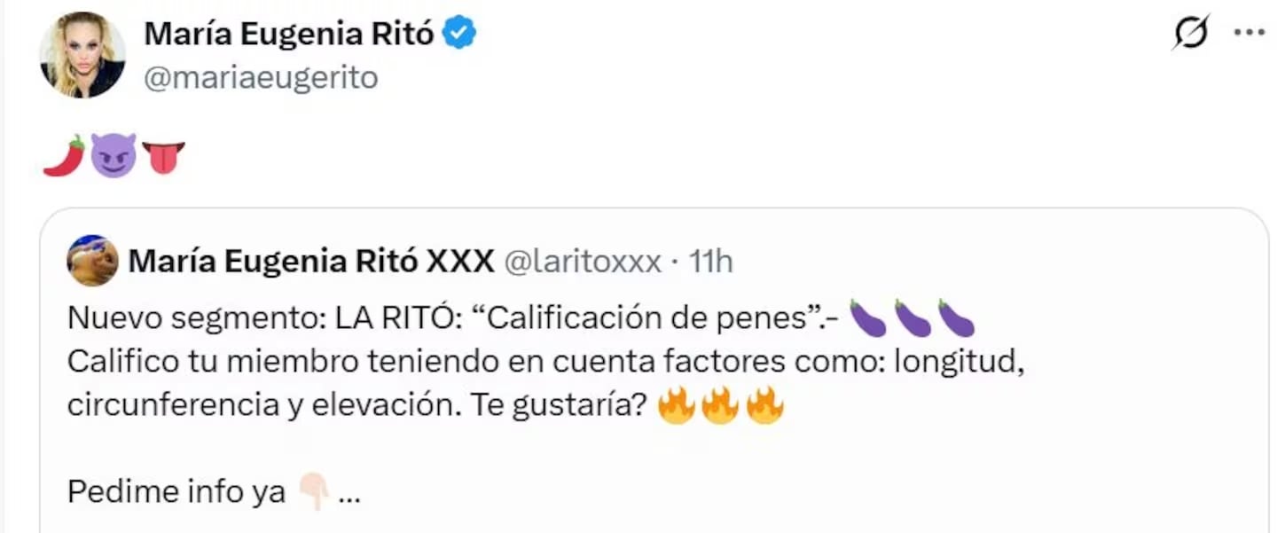 El desopilante nuevo trabajo que creó María Eugenia Ritó