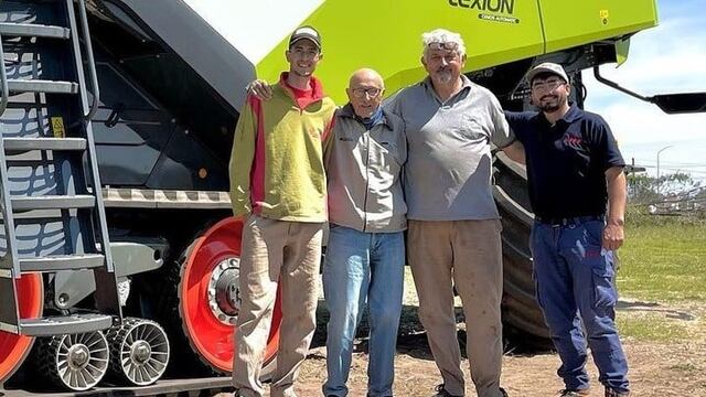 El joven cordobés que ayuda a su abuelo en el campo de Canals.