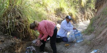 El Museo Serrano realizó el rescate de fósiles en el arroyo Espinillo