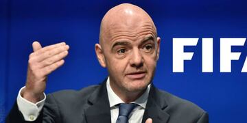 Infantino dijo que fue "una locura" la suspensión de Brasil - Argentina.