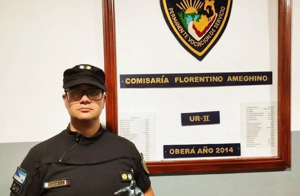 Florentino Ameghino: reconocieron a un policía por su desempeño y compromiso con la comunidad