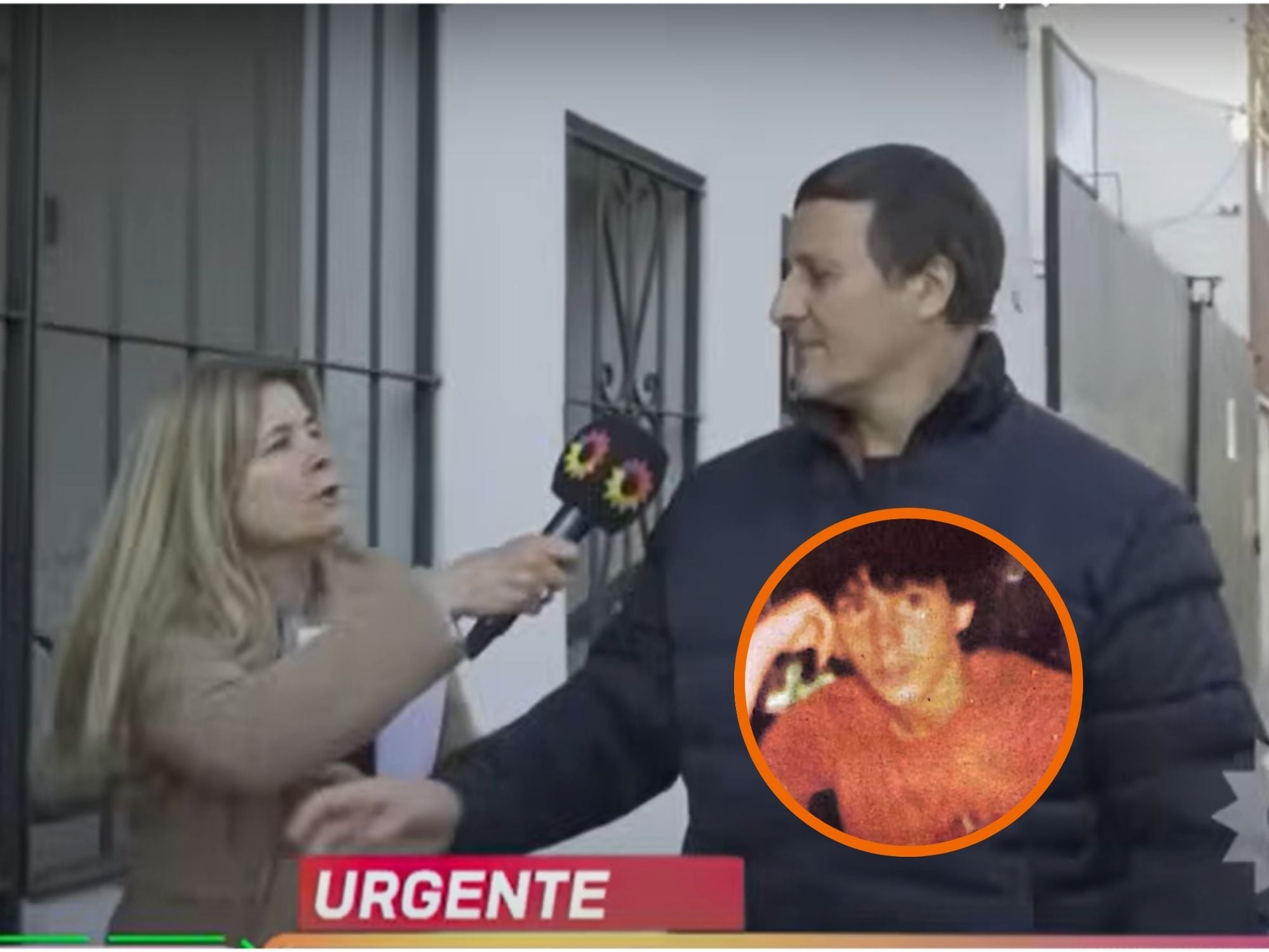 el momento en el que Mercedes Ninci increpa a Cristian Graf, el principal sospechoso del crimen de Coghlan