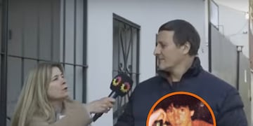 el momento en el que Mercedes Ninci increpa a Cristian Graf, el principal sospechoso del crimen de Coghlan