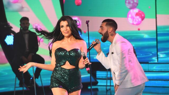 El descuido de Charlotte Caniggia en el Cantando 2020.