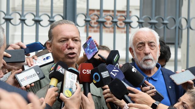 El ministro de Seguridad bonaerense, Sergio Berni, y sus sospechas sobre el crimen del colectivero. Foto: Clarín.