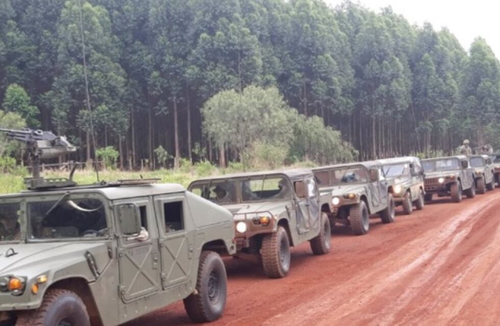 Ejército Argentino realiza entrenamiento militar en Puerto Iguazú