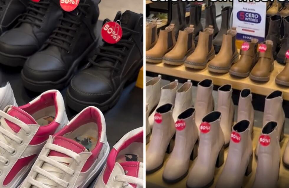 Zapatillas desde 45.000 pesos: los precios del outlet de primera marca que tiene calzados y accesorios de hasta el 60%