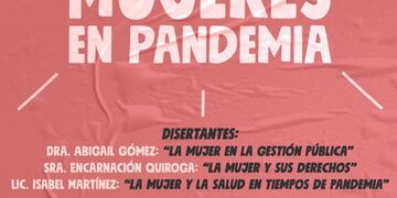 "El rol de las mujeres en pandemia" es una disertación organizada por la Asociación Española.