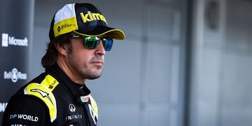 Fernando Alonso realizó el filming day de Renault en Barcelona