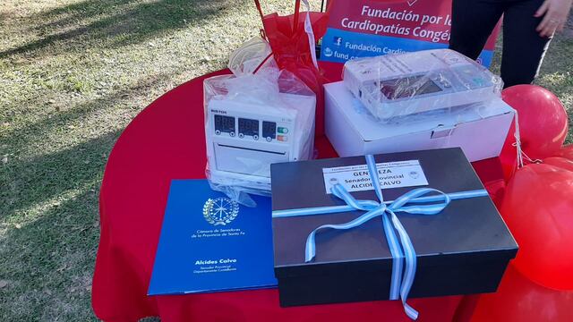 Donaron equipos para la detección temprana de cardiopatías congénitas al Hospital de Rafaela