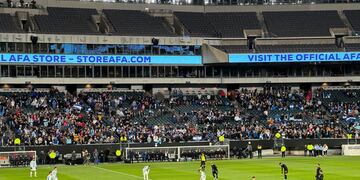 La selección argentina jugó ante El Salvador, por un amistoso internacional en Estados Unidos (Gentileza @MartinB_NYC)