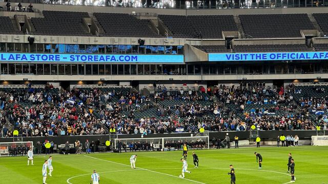 La selección argentina jugó ante El Salvador, por un amistoso internacional en Estados Unidos (Gentileza @MartinB_NYC)