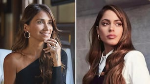 El parecido de Antonela Roccuzzo con el de Tini.