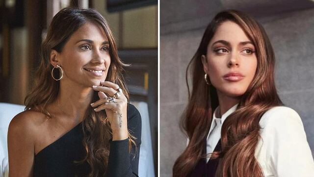 El parecido de Antonela Roccuzzo con el de Tini.