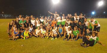 Futbol y hockey del Cultural trabajaron juntos