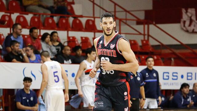 Tayavek Gallizzi fue la figura en el triunfo de Instituto sobre San Lorenzo, con 19 puntos (Prensa Instituto).