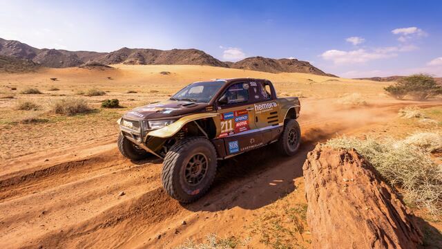 Guillaume De Mevius, ganador con Toyota de la primera etapa del Dakar 2024.E