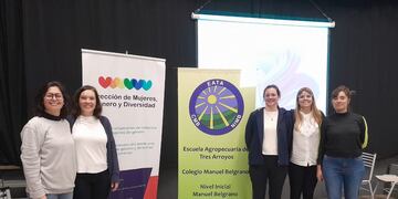 Taller sobre Prevención de la Violencia en el Noviazgo en la Escuela Agropecuaria de Tres Arroyos