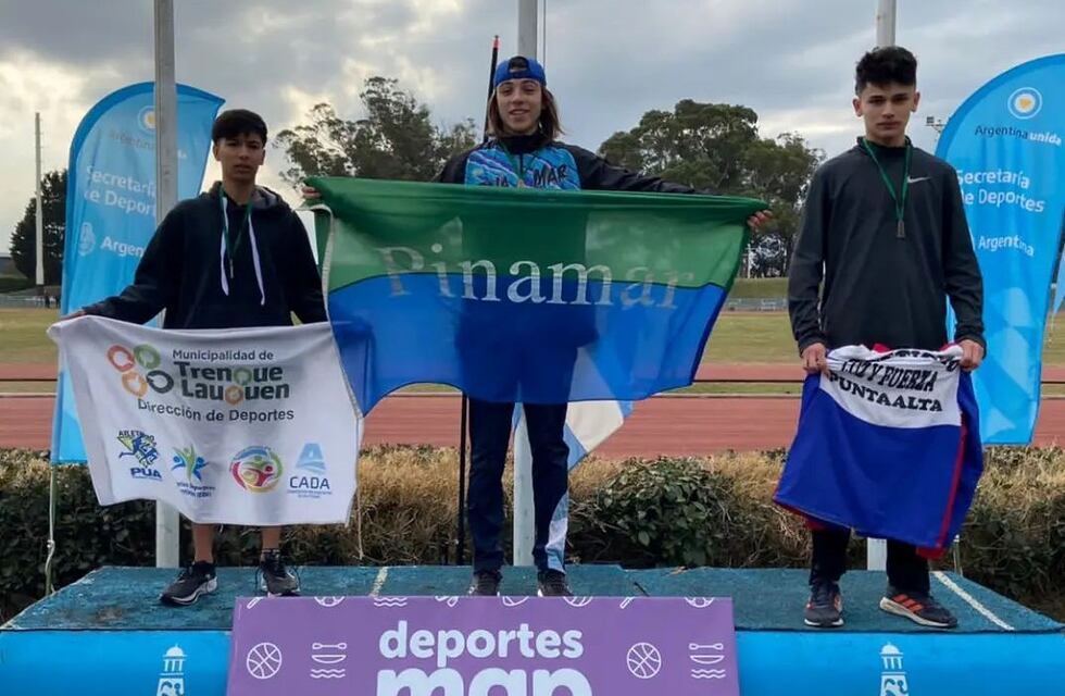 Atletismo: el puntaltense Lautaro Bermejo obtuvo medalla de bronce en Mar del Plata y clasificó al Argentino