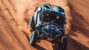 Andújar ya corrió en el Mundial de Rally-Raid W2RC (Dakar incluído) con el buggy; y ahora lo hará por primera vez en Argentina, en el SARR.