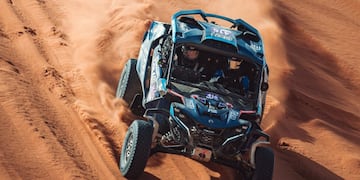 Andújar ya corrió en el Mundial de Rally-Raid W2RC (Dakar incluído) con el buggy; y ahora lo hará por primera vez en Argentina, en el SARR.