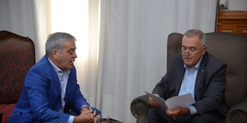 El gobernador de Tucumán junto al excandidato José Cano dialogaron sobre la lucha contra las adicciones en la provincia.