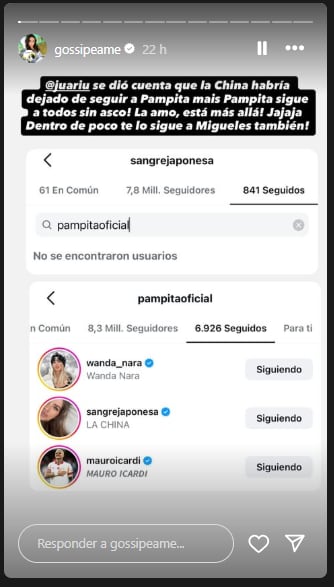 El gesto de Pampita con la China Suárez tras los rumores de pelea