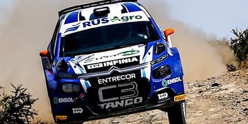 Marcos Ligato, navegado por Rubén García, ganador del Rally de Argentina 2022.