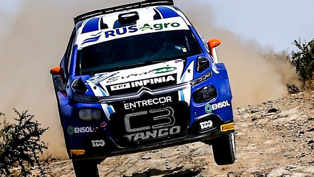 Marcos Ligato, navegado por Rubén García, ganador del Rally de Argentina 2022.