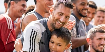 La "Pulga" fue la estrella de la jornada en el Chase Stadium.